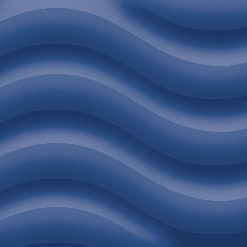 Laternenrohling W-Welle eckig zum Basteln, blau