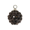 Shamballa Bead Ø 10mm in schwarz zur Schmuckherstellung