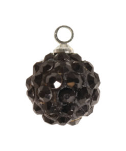 Shamballa Bead Ø 10mm in schwarz zur Schmuckherstellung