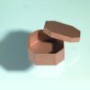 Papp-Schachtel, 9x9x4 cm, in achteckiger Form