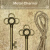 Ursus Vintage Metall Charms für Scrapbooking