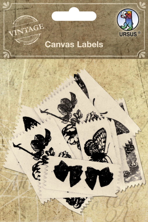 Canvas Labels für Scrapbooking und Gestaltung von Alben