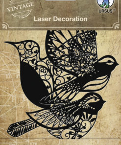 Ursus Laser Decoration Vintage Vögel