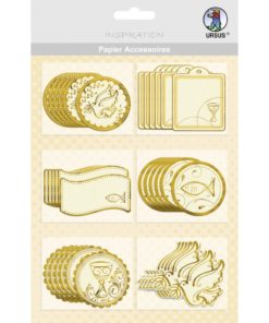 Papier-Accessoires Charity gold, zum Dekorieren