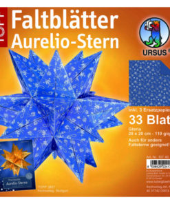 Ursus Faltblätter zum Falten eines Aurelio-Stern