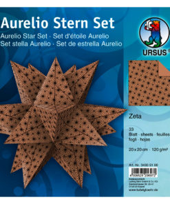 Ursus Faltblätter zum Falten eines Aurelio-Stern