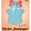 Ursus Filz-Handpuppe Elefant, zum Gestalten