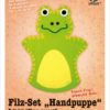 Ursus Filz-Handpuppe Frosch, zum Gestalten