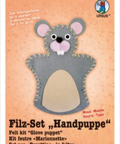 Ursus Filz-Handpuppe Maus, zum Gestalten