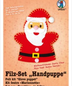 Ursus Filz-Handpuppe Weihnachtsmann, zum Gestalten