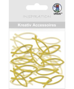 Ursus Kreativ Accessoires, Mini-Pack, Fische, gold