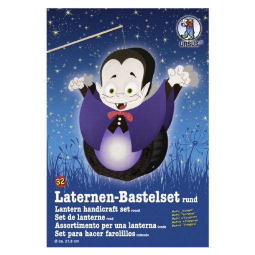 Ursus Laternen-Bastelset, rund, Vampir