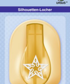 Ursus Silhouetten-Locher Stern zum Stanzen von Papier