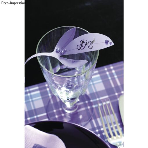Rayher Glas-Halbperlen, flieder