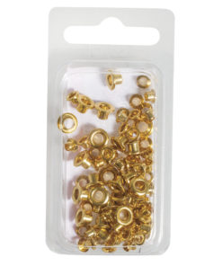 Easy Eyelets, rund, gold