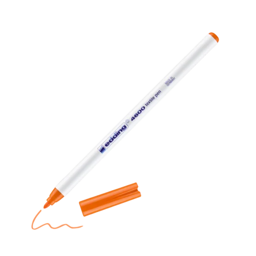 edding textilstift orange