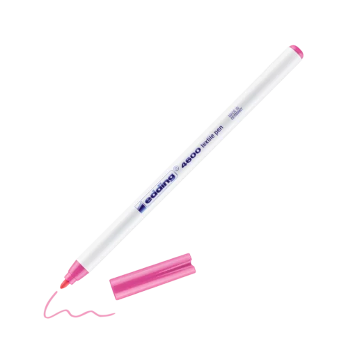 edding textilstift pink