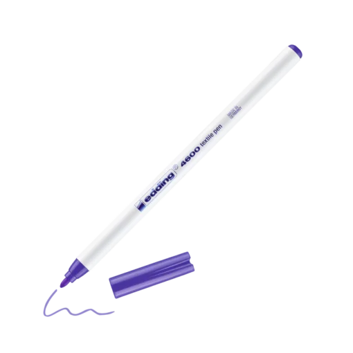 edding textilstift neonviolett