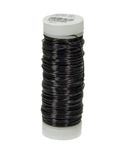 Efco Kupferdraht, schwarz-metallic, 0,50mm Ø, Rolle 25m