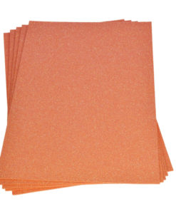 Efco Moosgummiplatte mit Glitter in orange