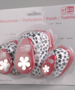 Efco Motivlocher 3er Set Blume zum Stanzen von Papier