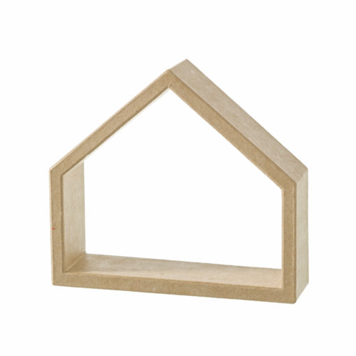 Efco Pappmaché-Rahmen Haus, 17x19x5 cm