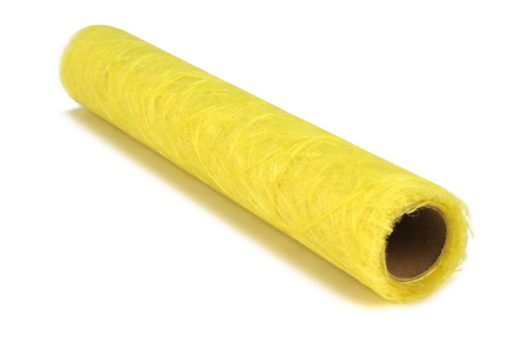 Faserseide in gelb
