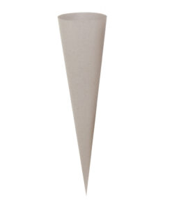 Schultüte Rohling grau in 50 cm