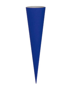 Schultüte, Rohling, rund, 70 cm in blau