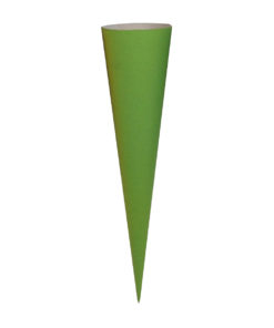 Schultüte, Rohling, rund, 70 cm in grün