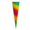 Schultüte, Rohling, 70cm aus Regenbogenkarton