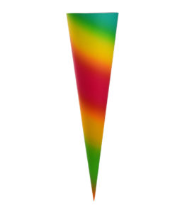 Schultüte, Rohling, 70cm aus Regenbogenkarton