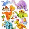 3D Sticker Dinos XXL