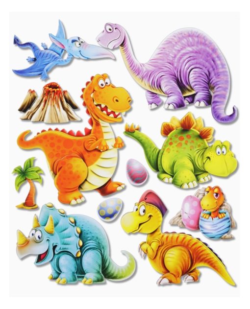 3D Sticker Dinos XXL