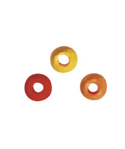 Holz Perlen Mischung gelb, orange, rot