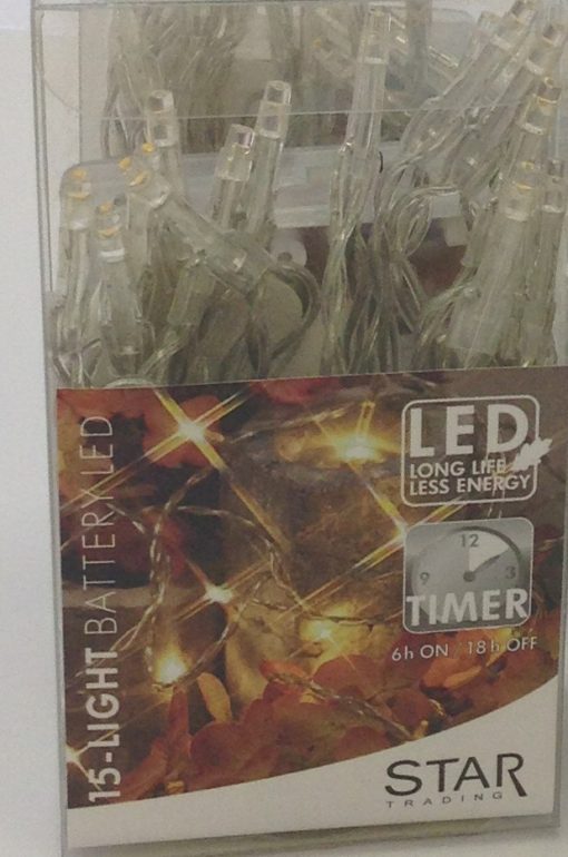 10-er Lichterkette LED für innen