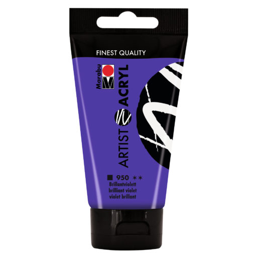 marabu artist acryl brillantviolett 75ml