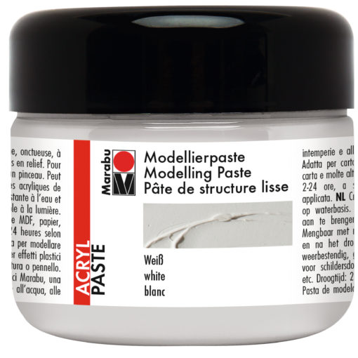 Marabu Modellierpaste, weiß, cremig, 225ml