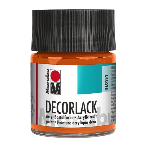 Marabu Decorlack Acryl 013 Orange 50 ml