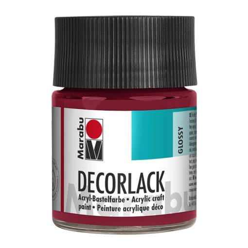 Marabu Decorlack Acryl 032 Karminrot 50 ml