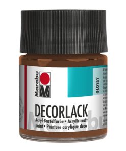 Marabu Decorlack Acryl 040 Mittelbraun 50 ml