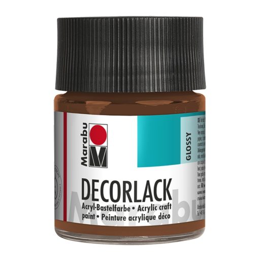 Marabu Decorlack Acryl 040 Mittelbraun 50 ml