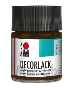 Marabu Decorlack Acryl 045 Dunkelbraun 50 ml
