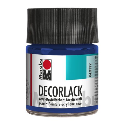 Marabu Decorlack Acryl 052 Mittelblau 50 ml