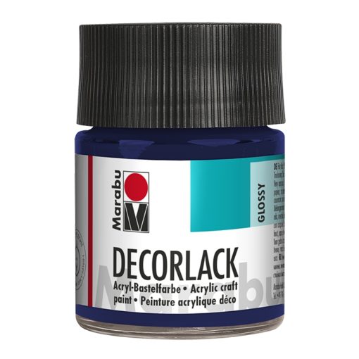 Marabu Decorlack Acryl 053 Dunkelblau 50 ml