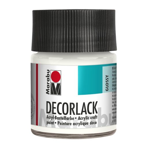 Marabu Decorlack Acryl 070 Weiß 50 ml
