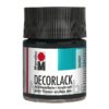 Marabu Decorlack Acryl 073 Schwarz 50 ml