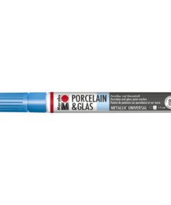 Marabu Porcelain & Glas Painter 752 Metallic-Blau 1-2 mm