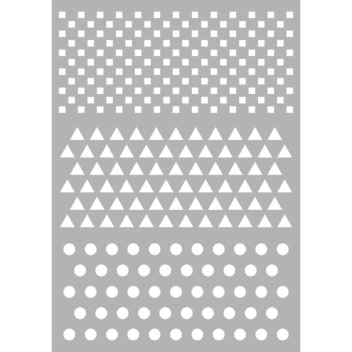 Marabu Art Stencil DIN A4, Basic Combination