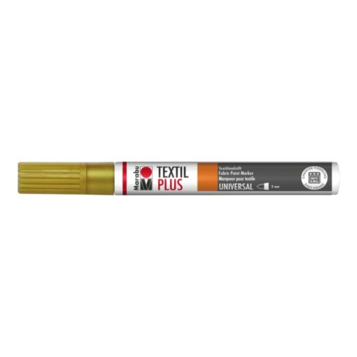 Marabu Textilmalstift deckend, 3mm, metallic-gold